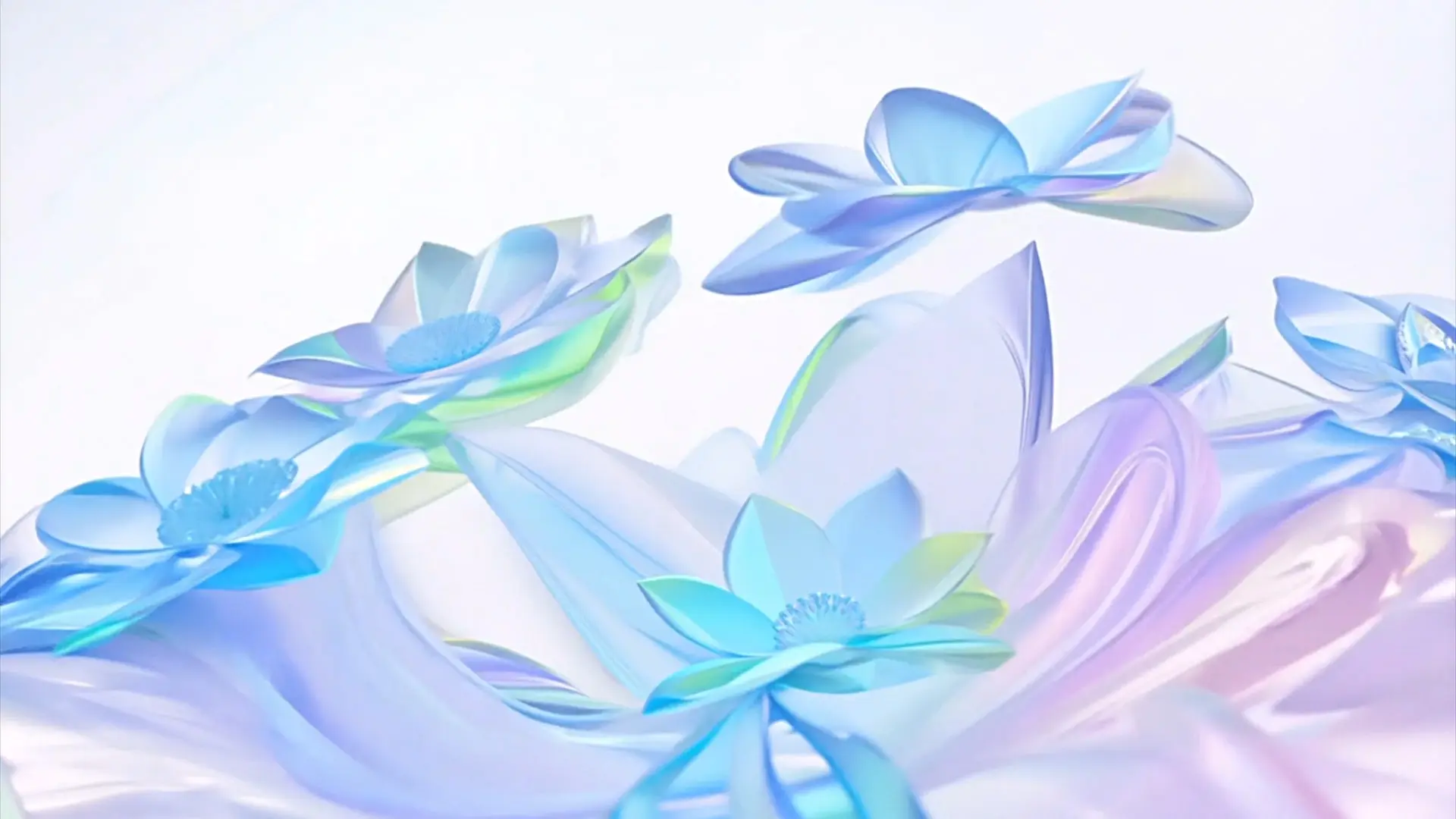 Elegant Floral Flow Background for Wedding Titles Animation